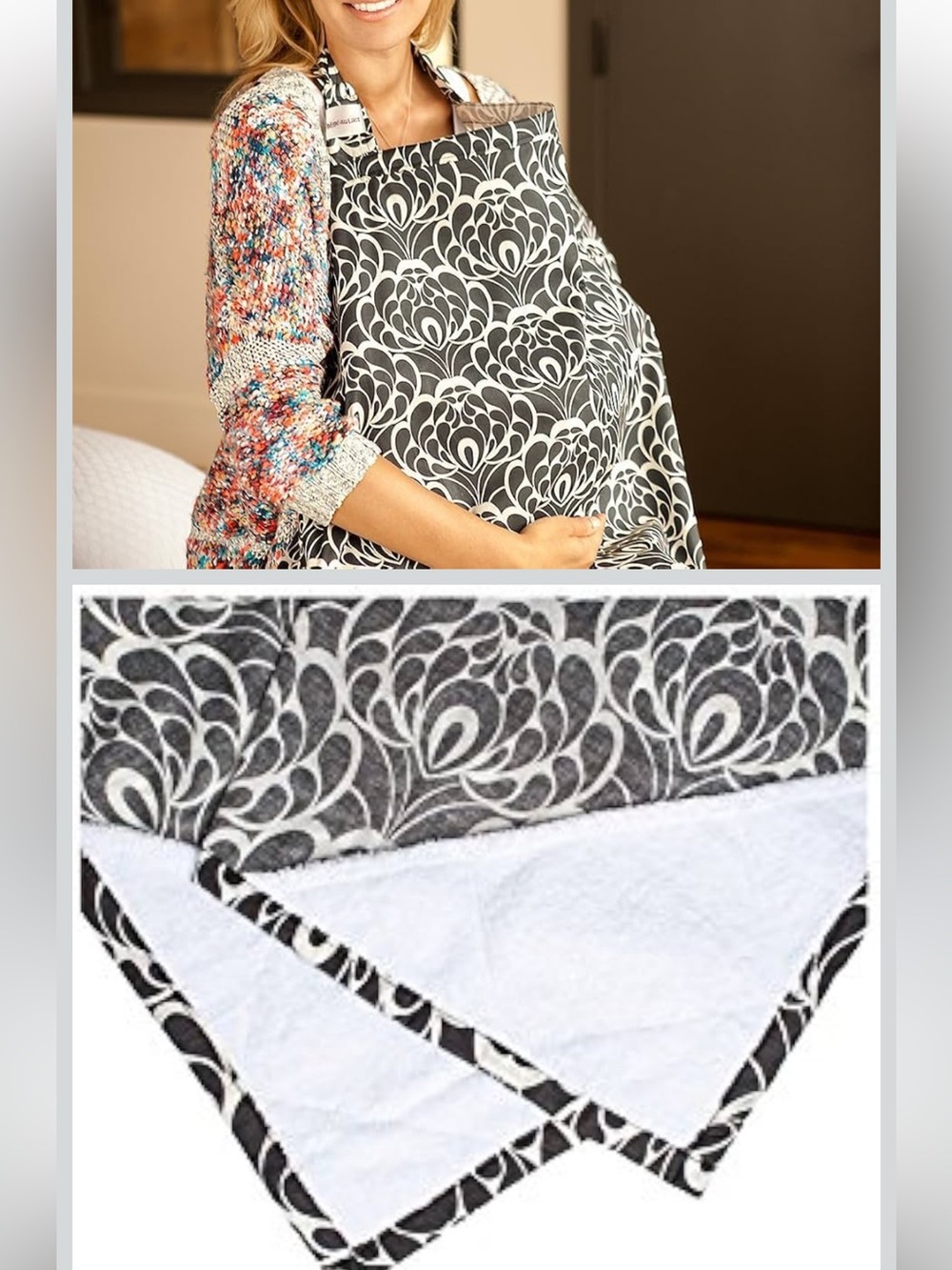 Bebe Au Lait feeding cover.